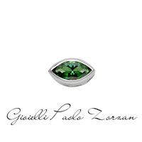 Charm Donna Oro Donna Elements in Oro bianco Smeraldo DCHE8691